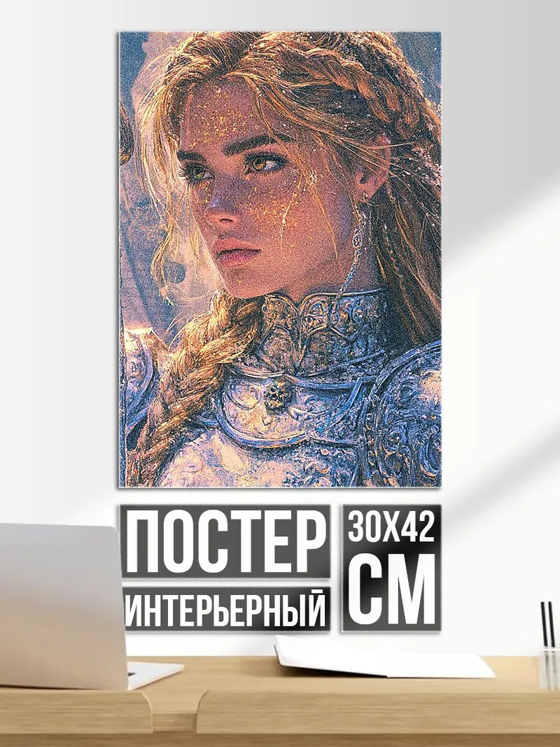 Постер Девушка в доспехах
