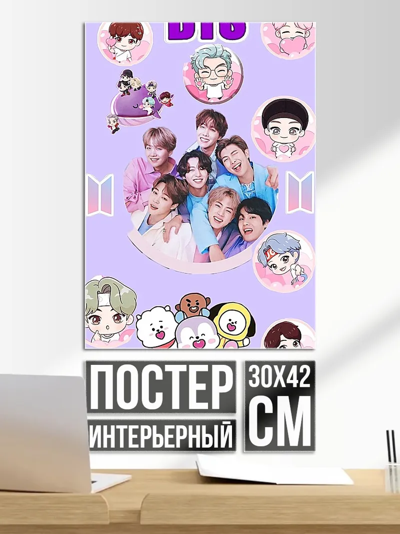 Постер BTS группа