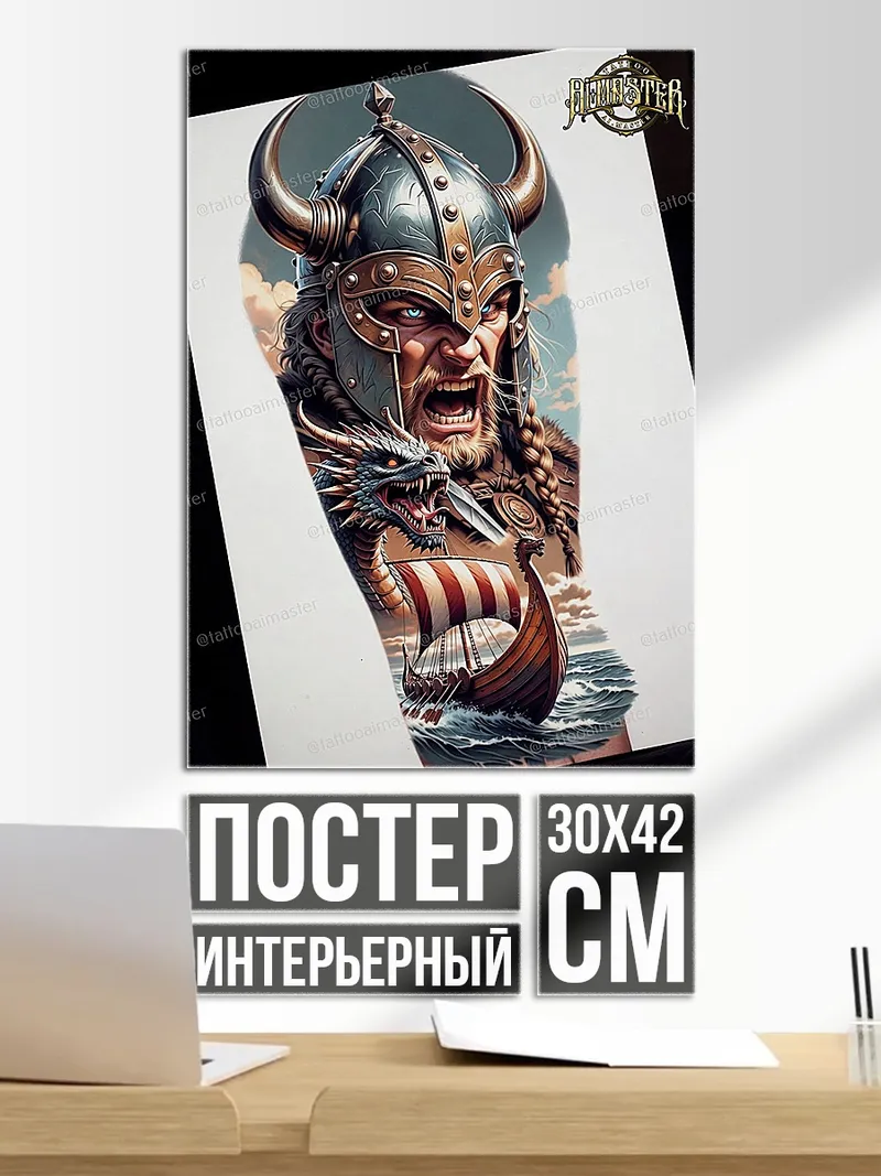 Постер Викинг воин