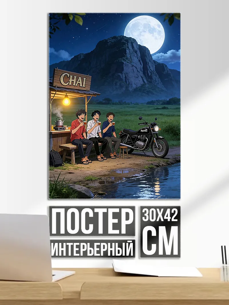 Постер Чай у горы