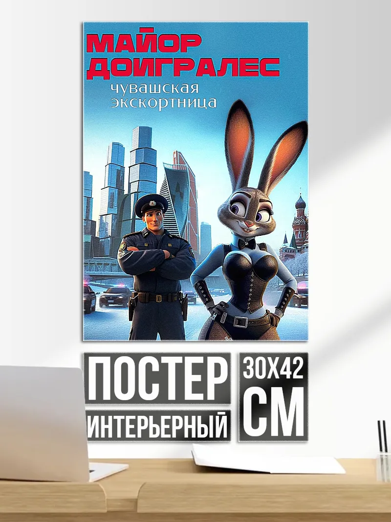 Постер Зверополис Джуди Хопс