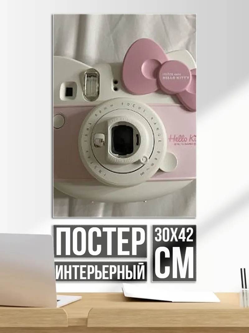 Постер Hello Kitty камера