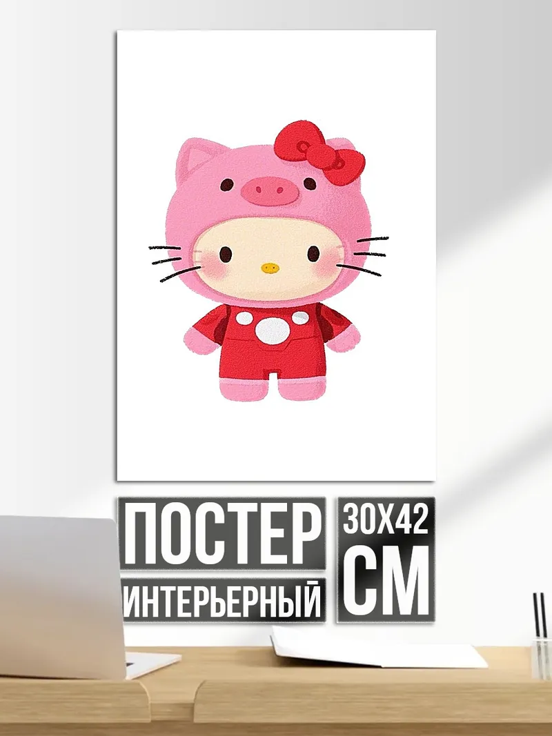 Постер Хелло Китти в костюме
