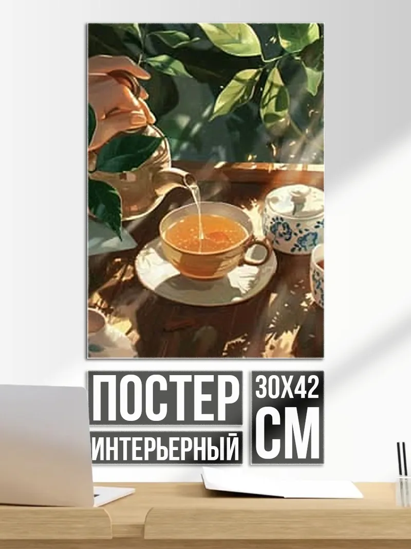 Постер Утренний чай
