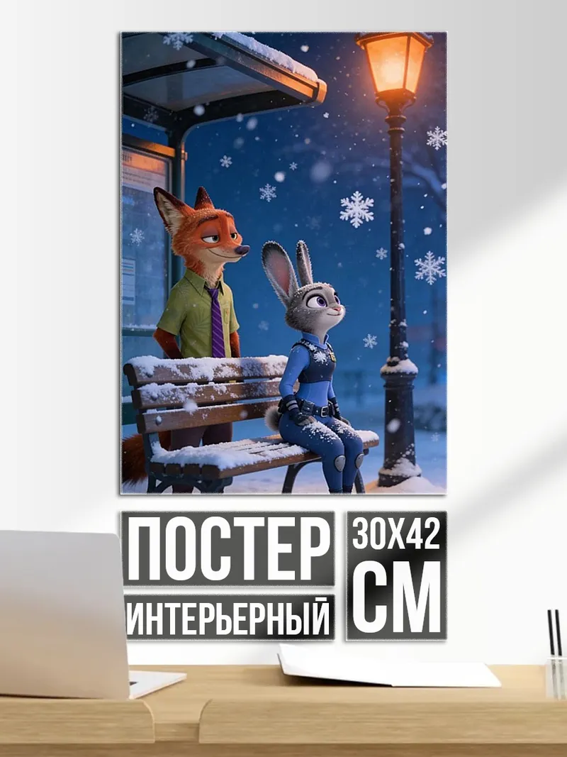 Постер Ник и Джуди