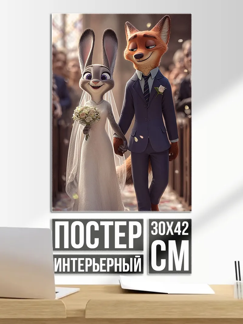 Постер Свадьба Джуди и Ника