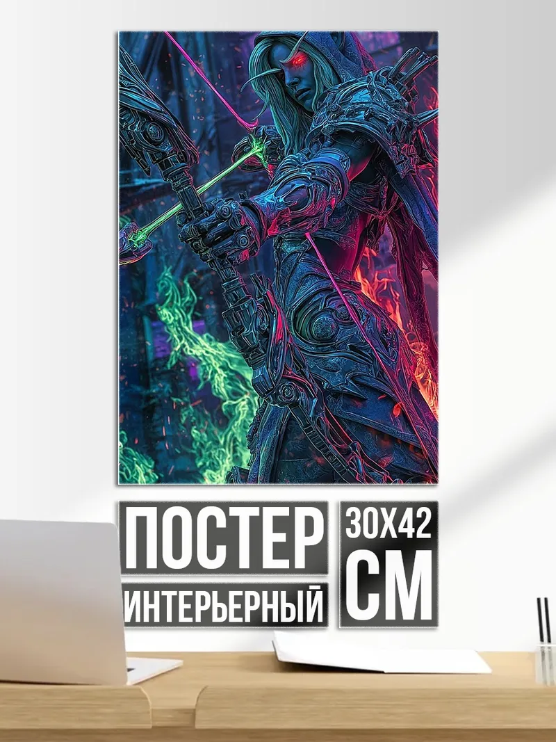 Постер Охотник с луком