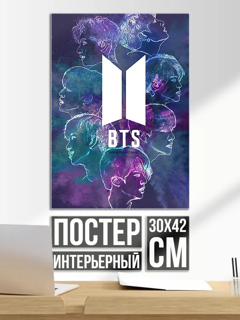 Постер BTS семь душ