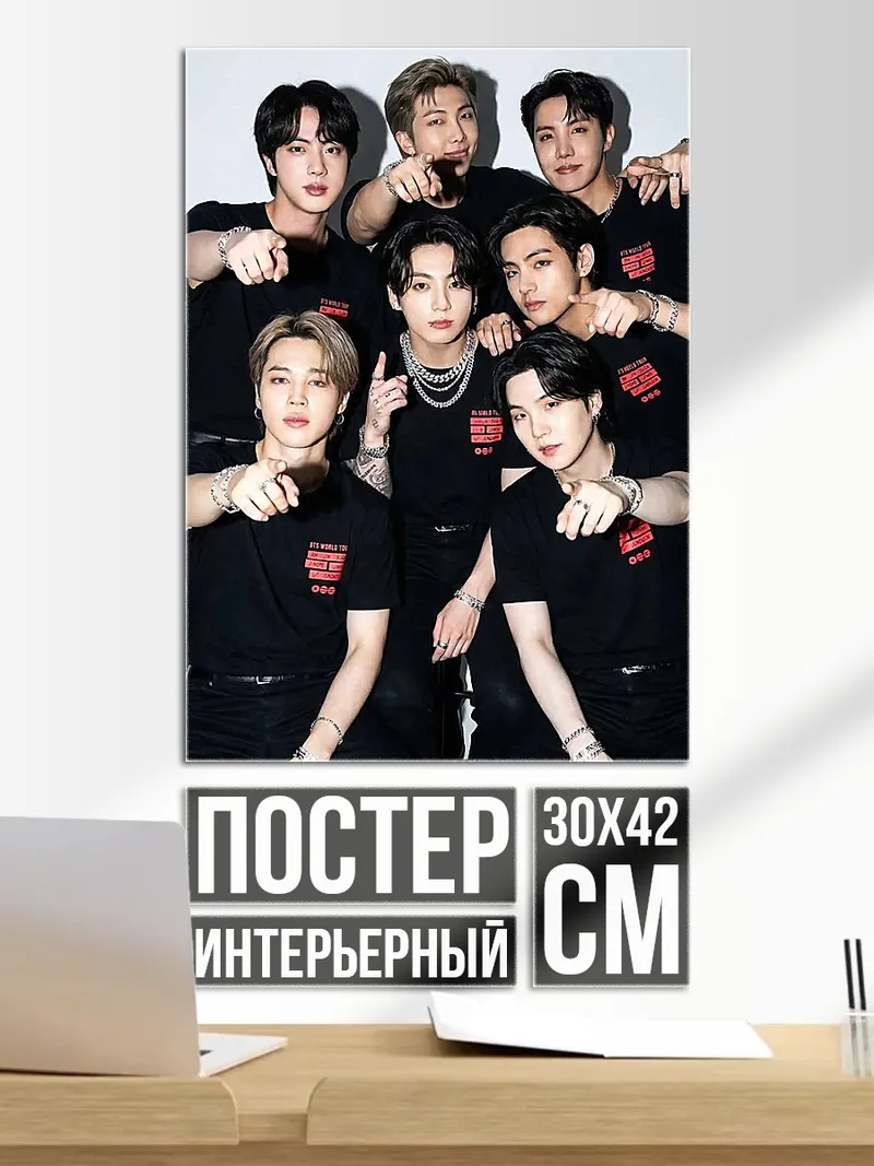 Постер Группа BTS
