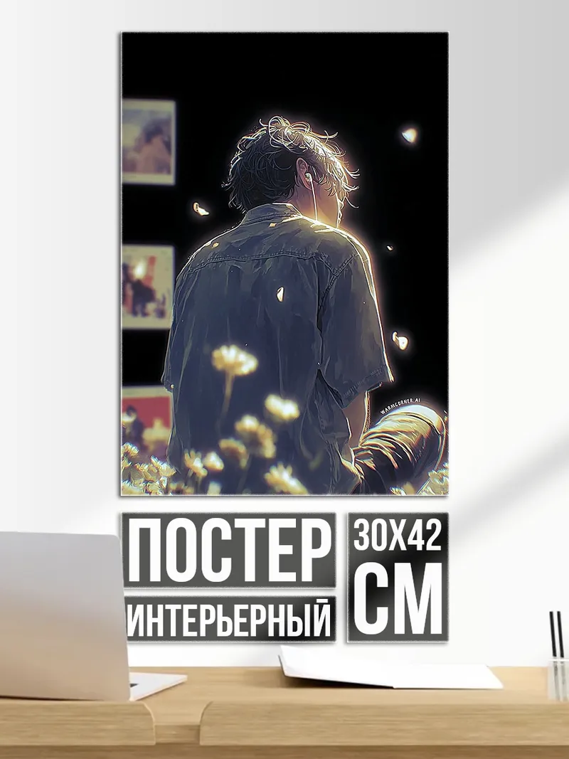 Постер Парень в поле
