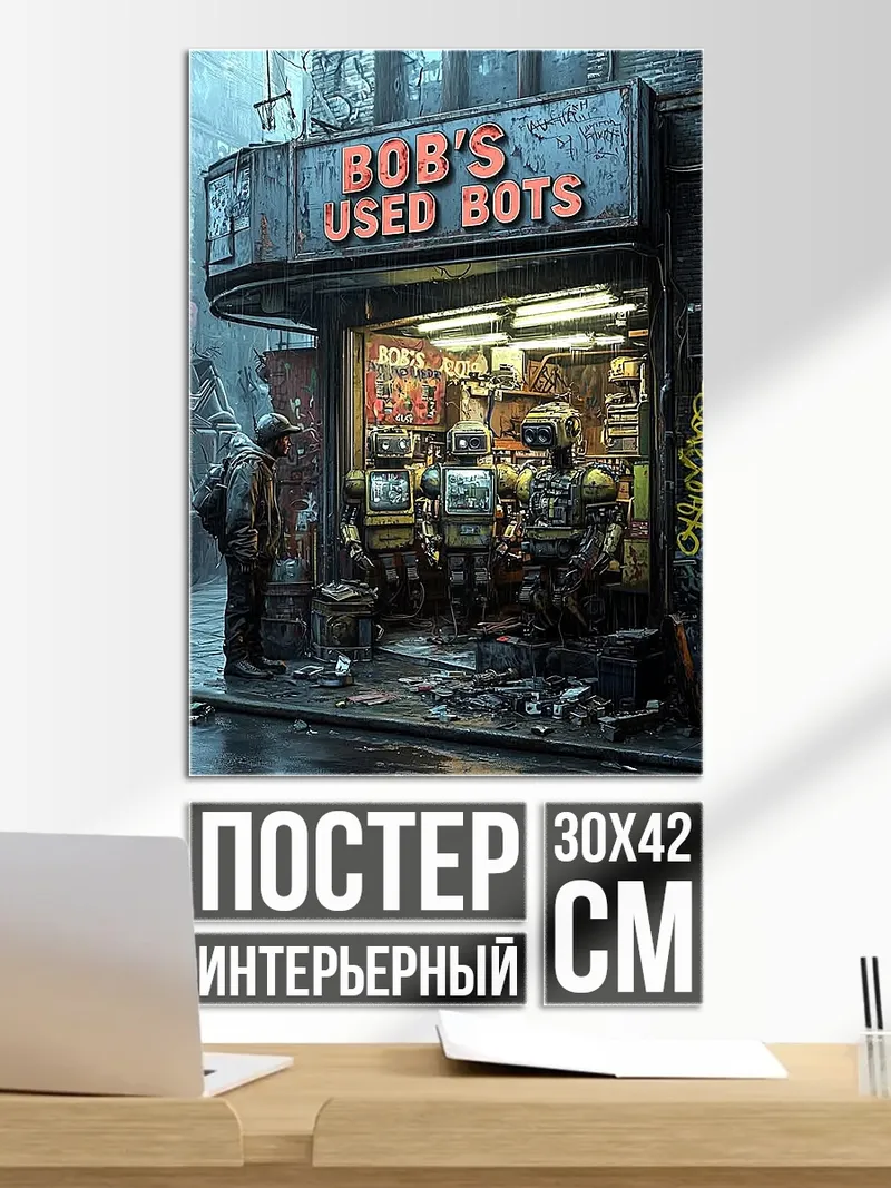 Постер Магазин роботов