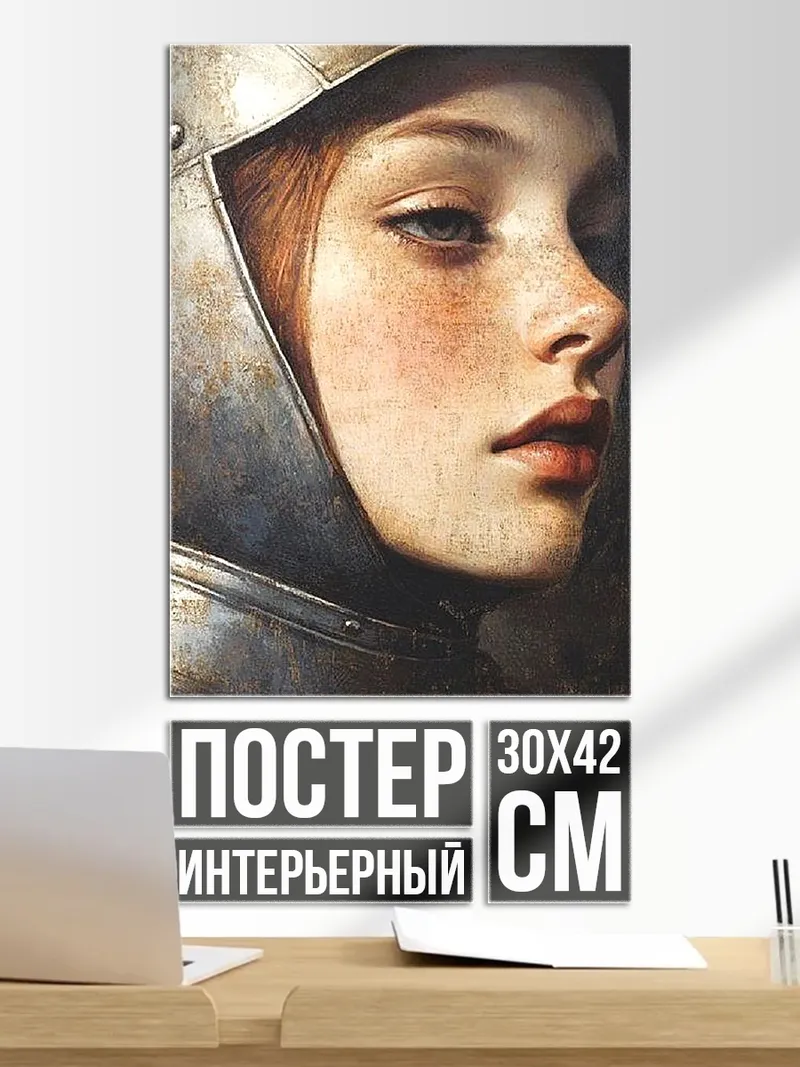 Постер Девушка в доспехах