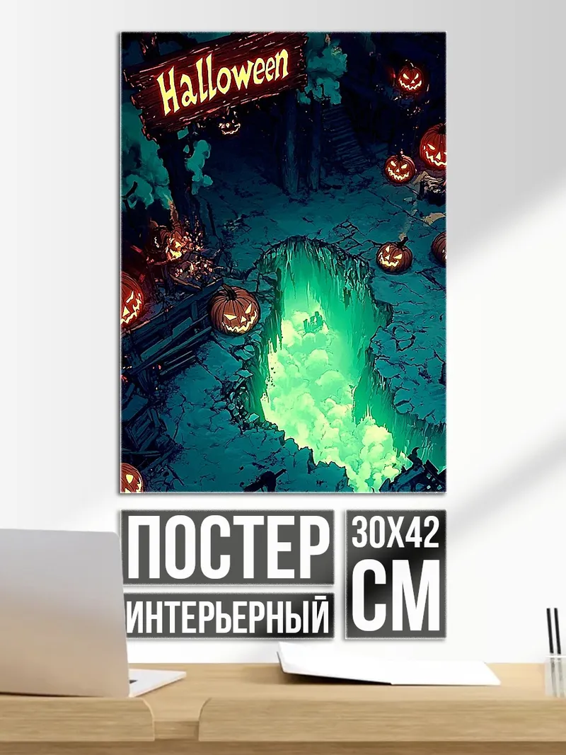 Постер Счастливого Хэллоуина