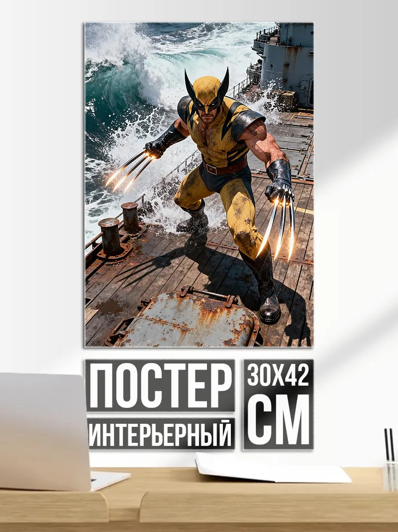 Постер Росомаха на корабле