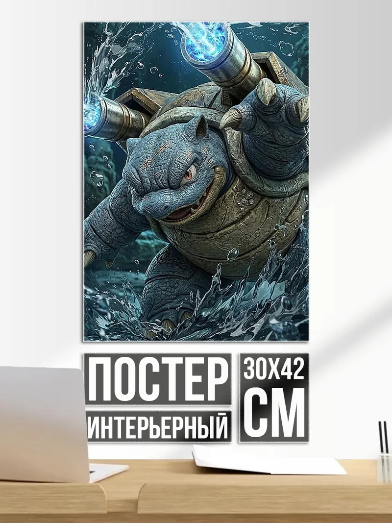 Постер Бластойз водная атака
