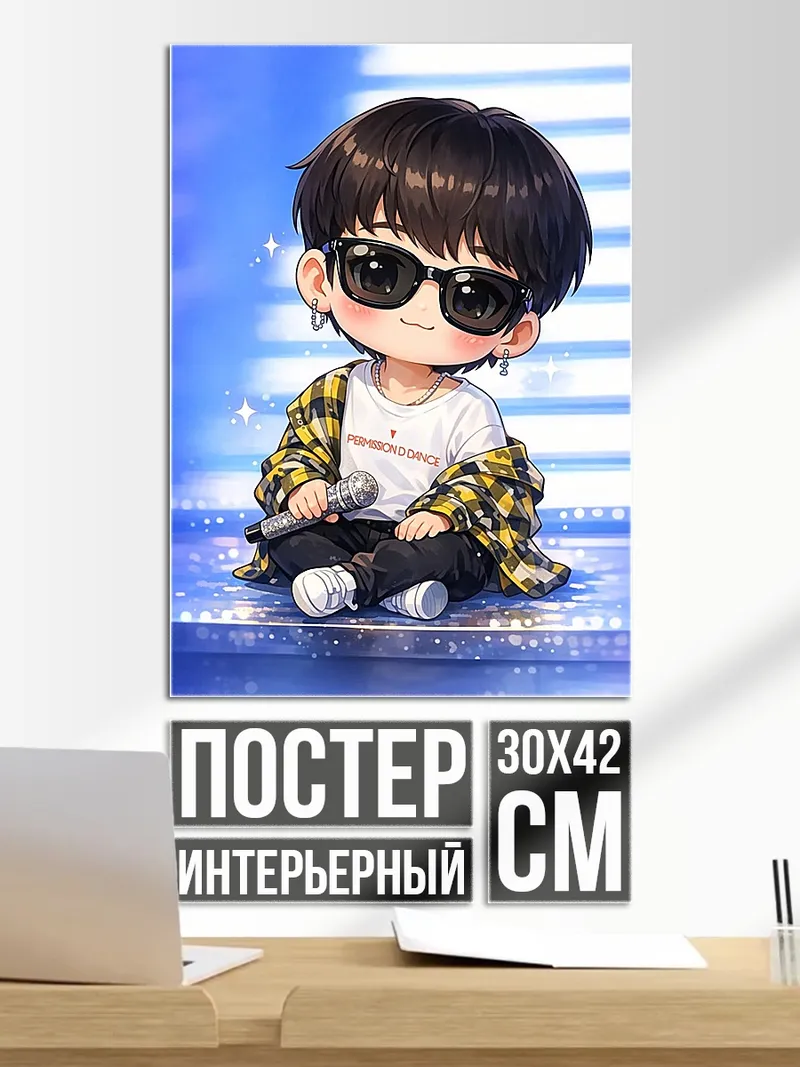 Постер Чиби айдол в очках