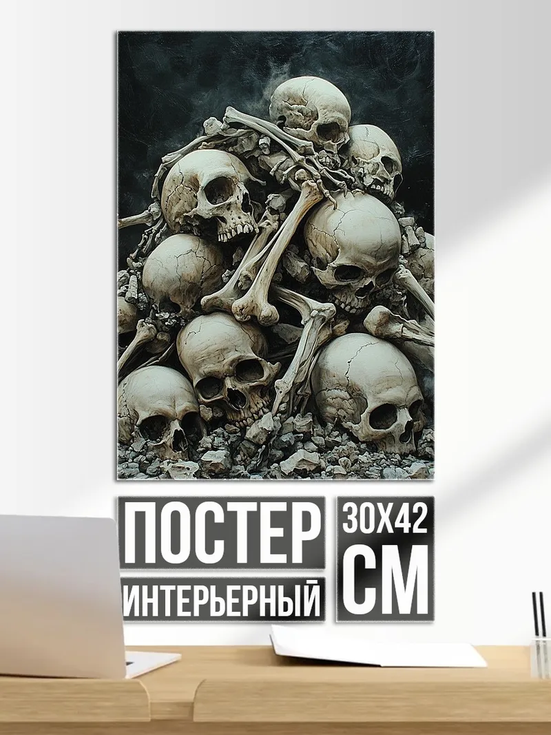 Постер Гора черепов