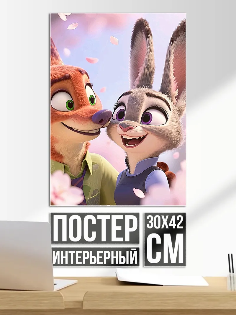 Постер Ник и Джуди