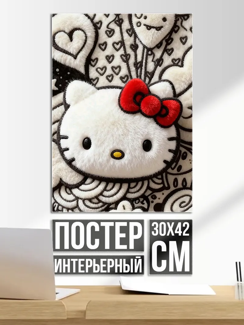 Постер Хелло Китти арт