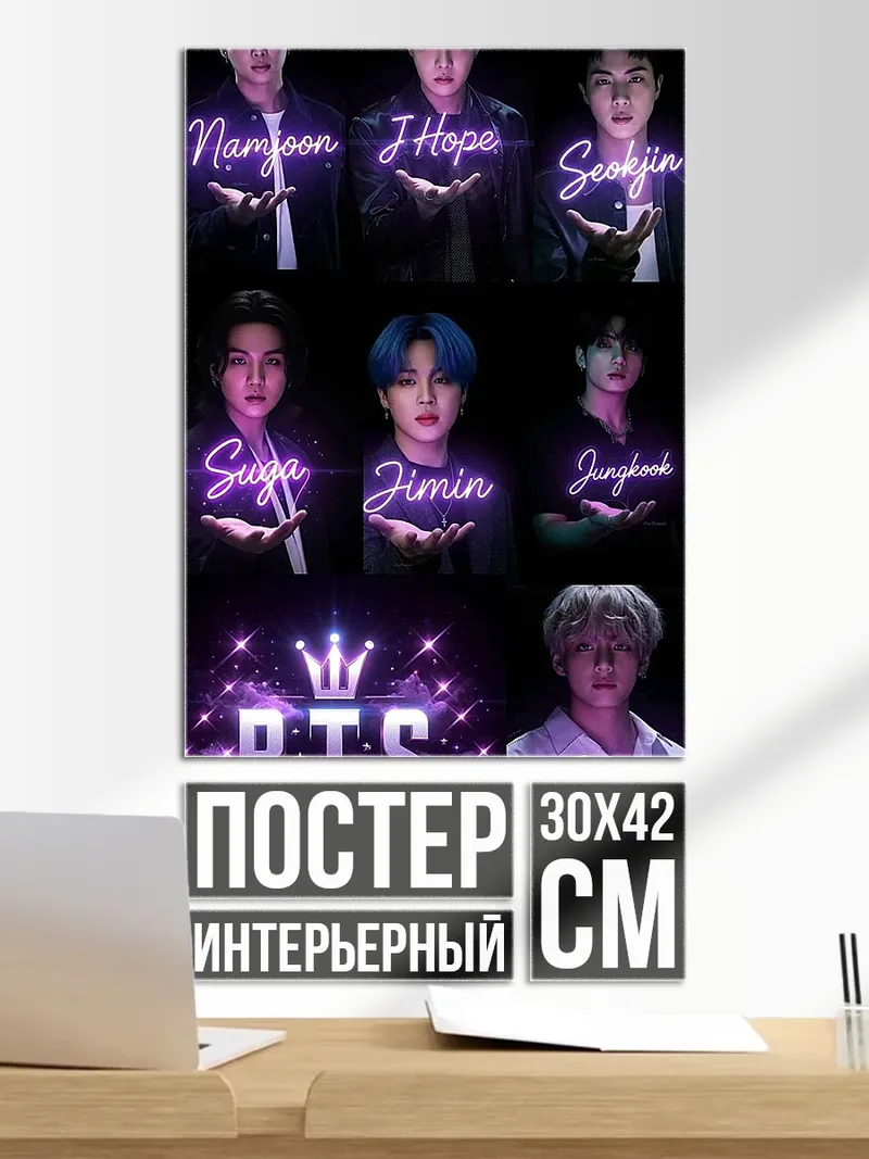 Постер Участники BTS