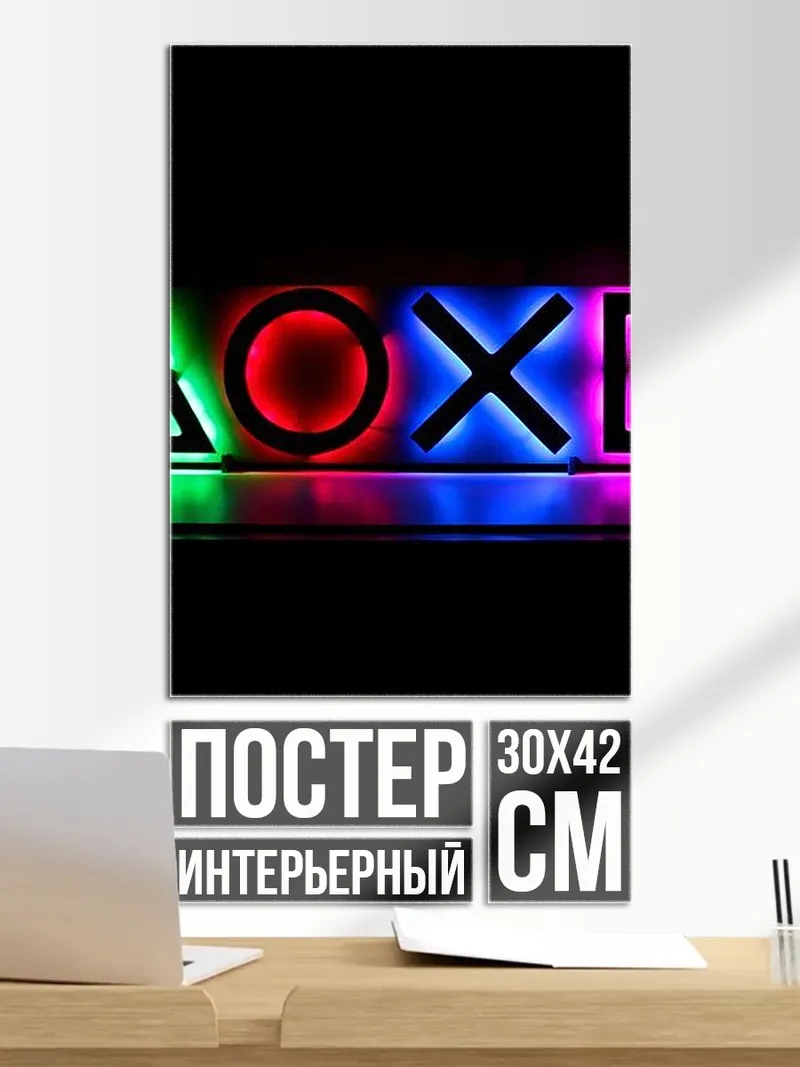 Постер Кнопки PlayStation