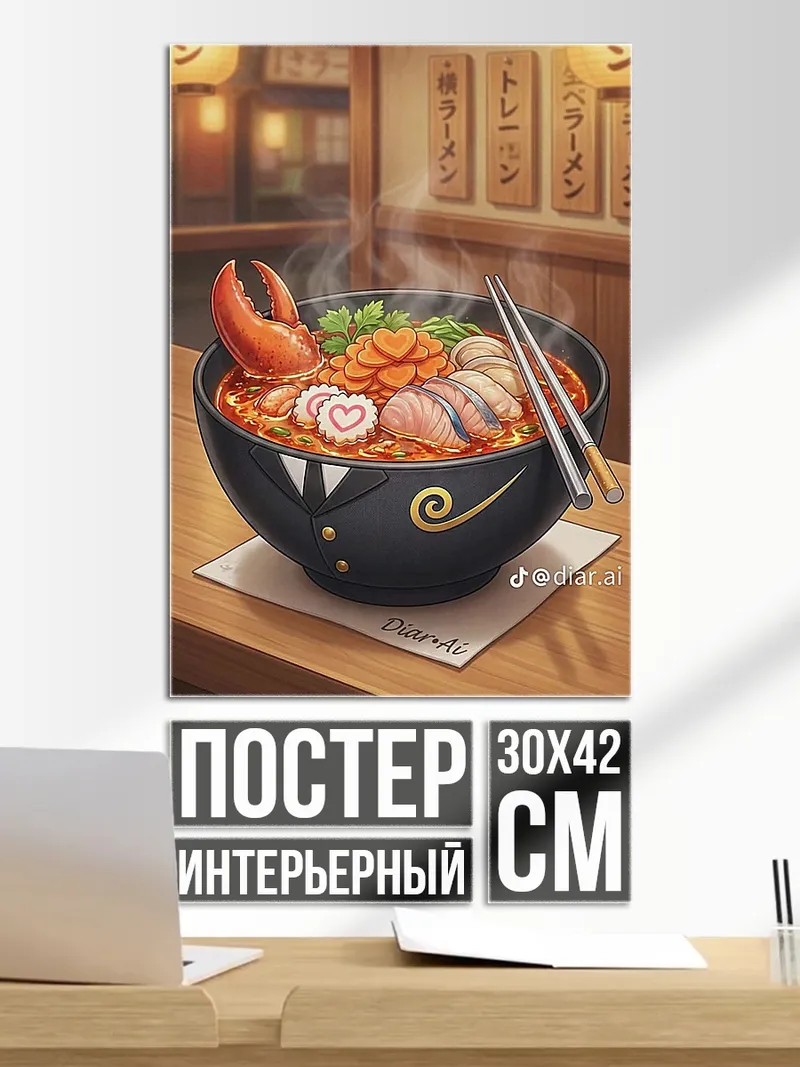 Постер Рамен с лобстером