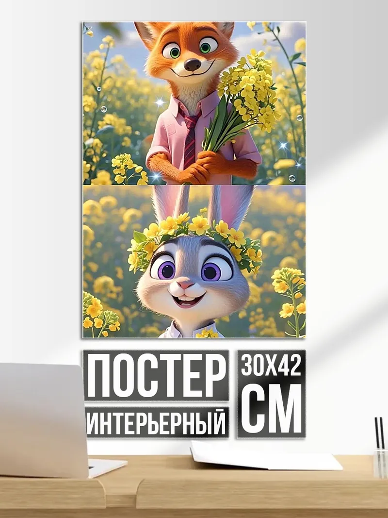 Постер Ник и Джуди