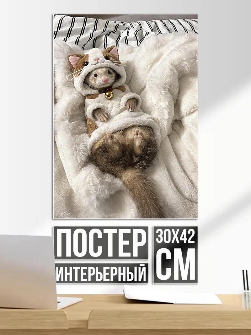 Постер Хорёк в костюме