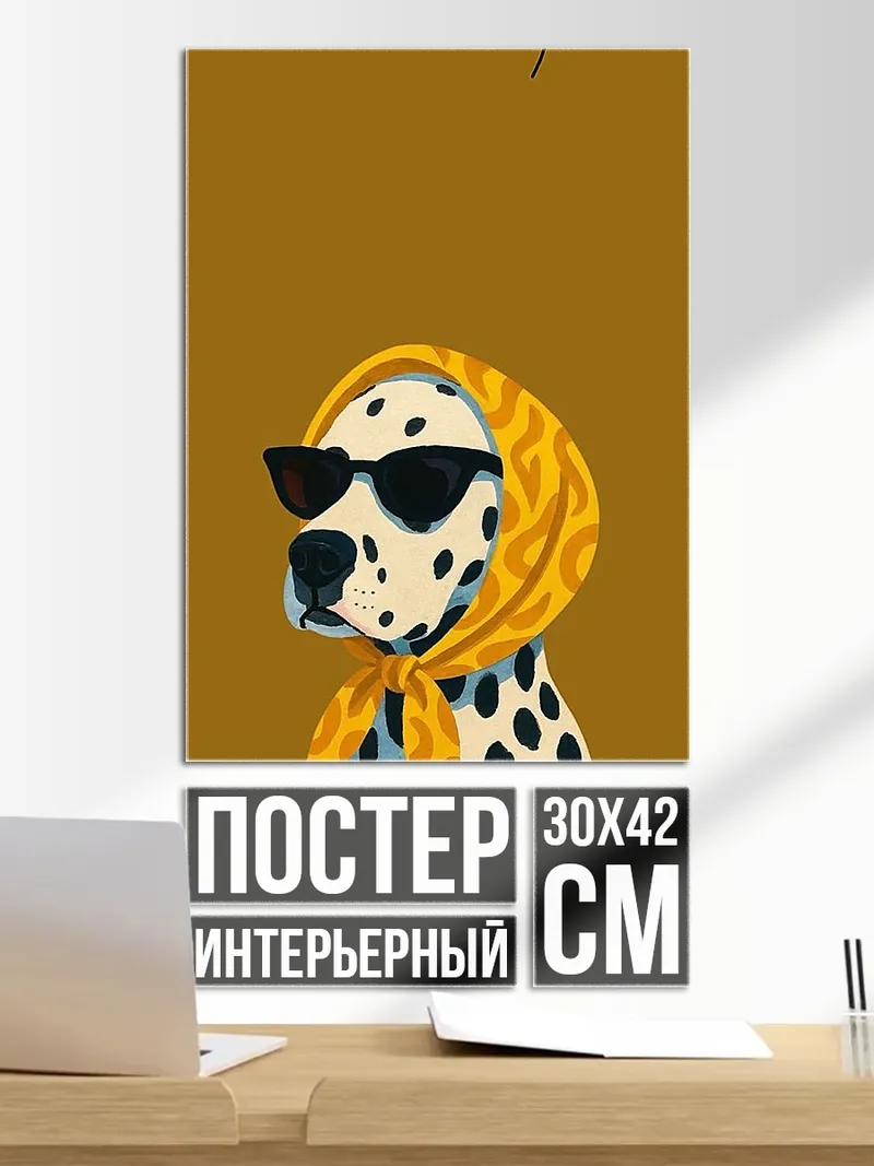 Постер Дама в платке