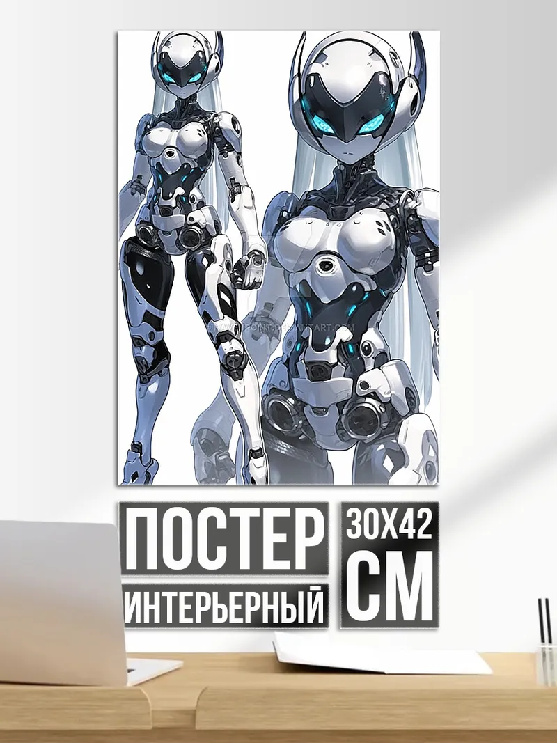 Постер Робот девушка