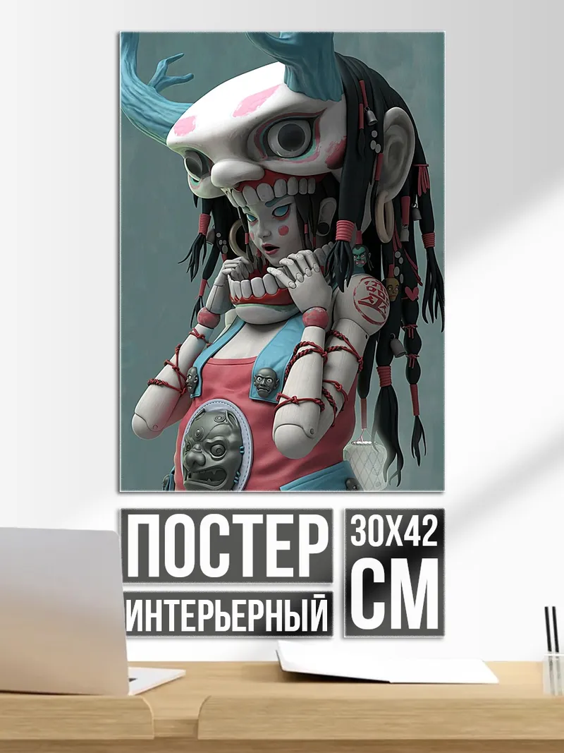 Постер Кукла в маске демона