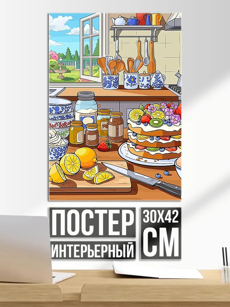 Постер Кухонный уютный завтрак