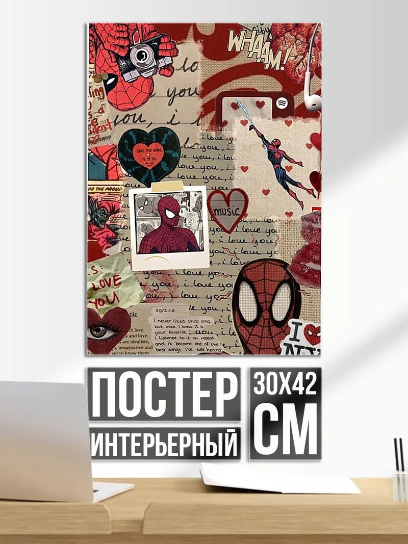 Постер Коллаж Человек-паук