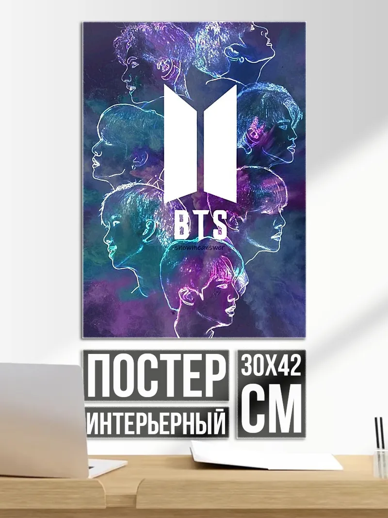Постер BTS группа