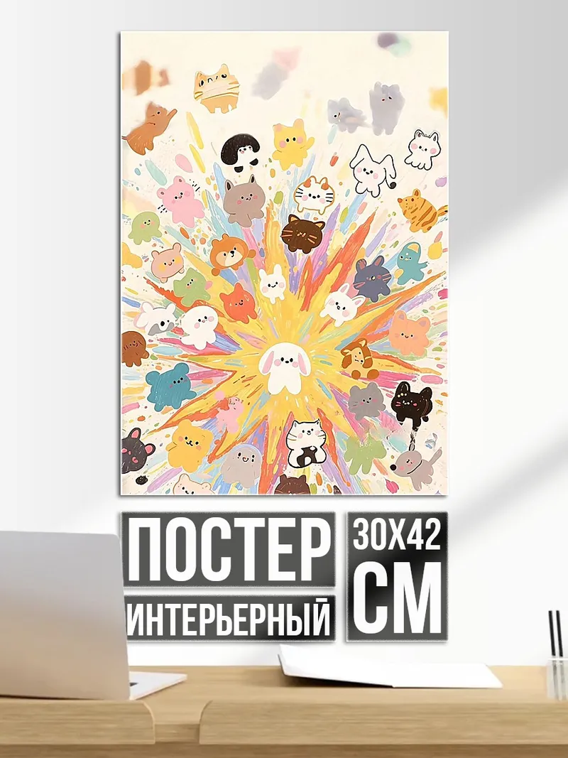 Постер Взрыв котиков