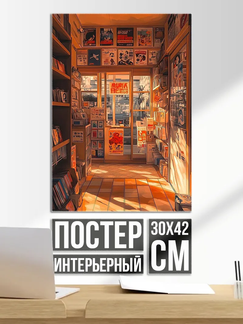 Постер Магазин пластинок