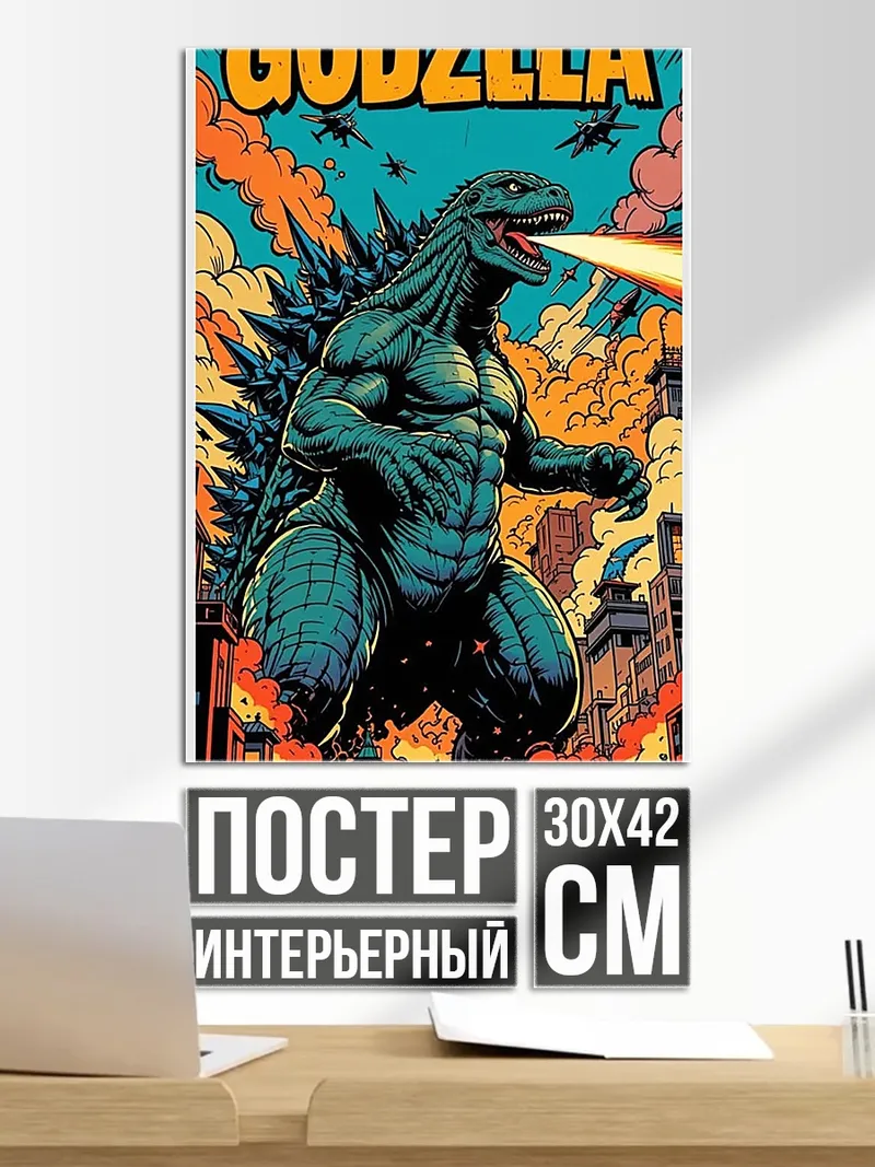 Постер Годзилла
