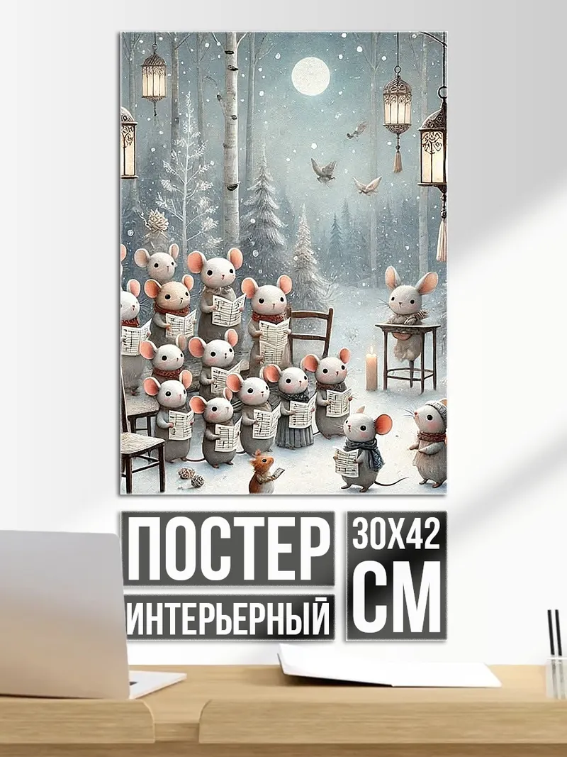 Постер Мыши поют хором