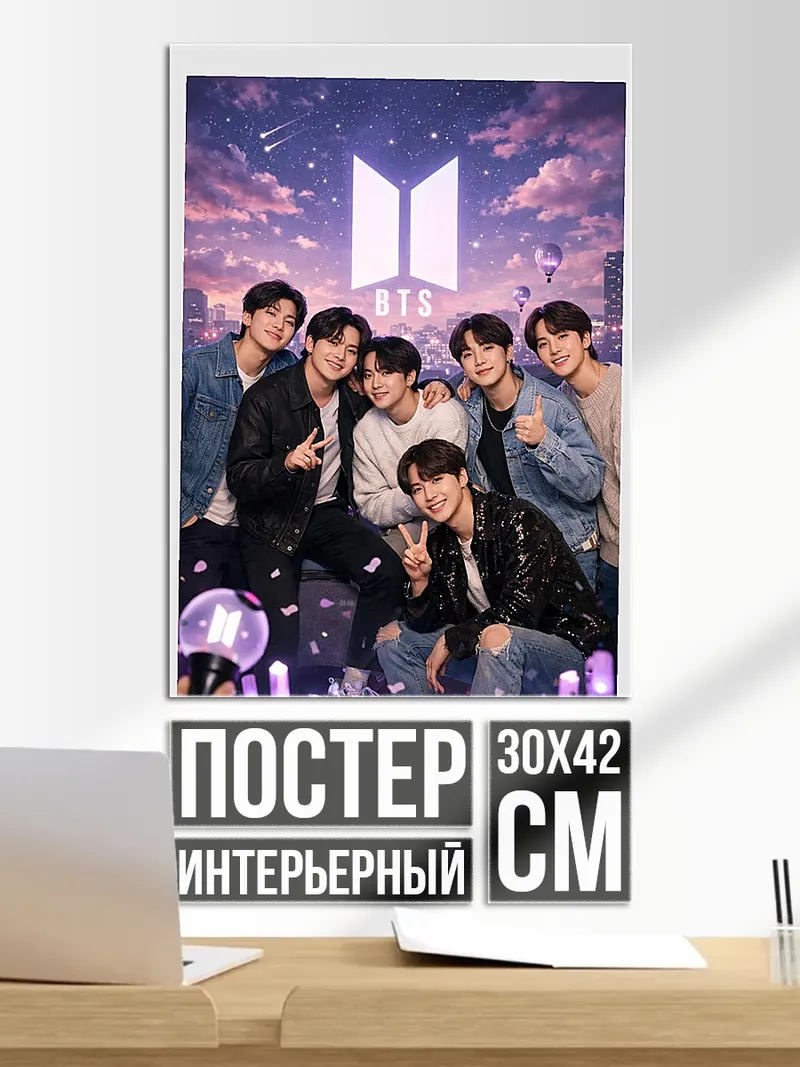 Постер Группа BTS