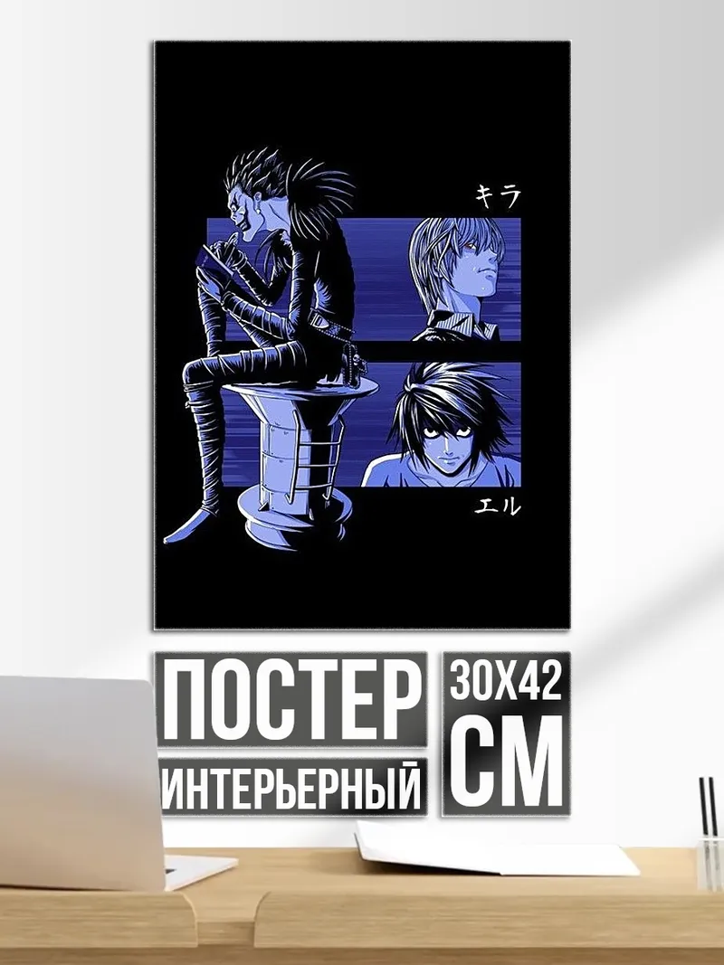 Постер Персонажи Тетрадь смерти