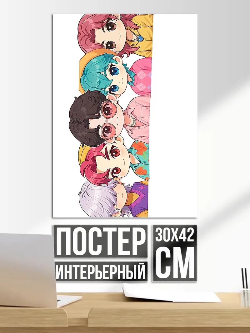 Постер Милые аниме девочки