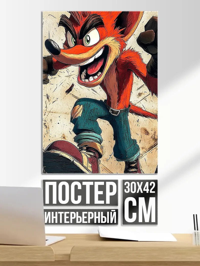 Постер Крэш Бандикут
