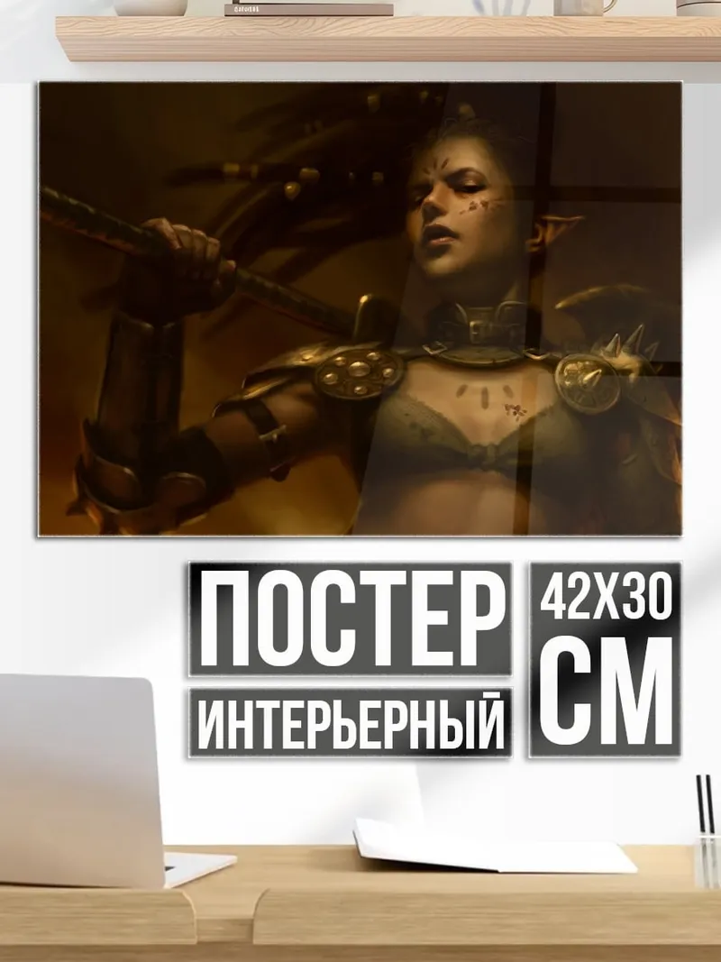 Постер Воительница с мечом