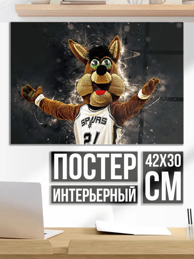 Постер Талисман Сан-Антонио Спёрс