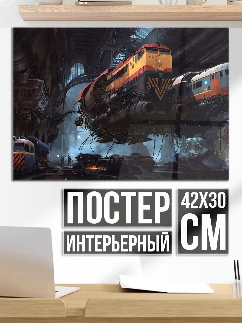 Постер Поезд в пещере