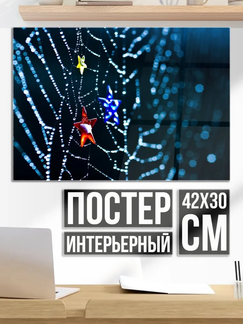 Постер Паутина со звездами