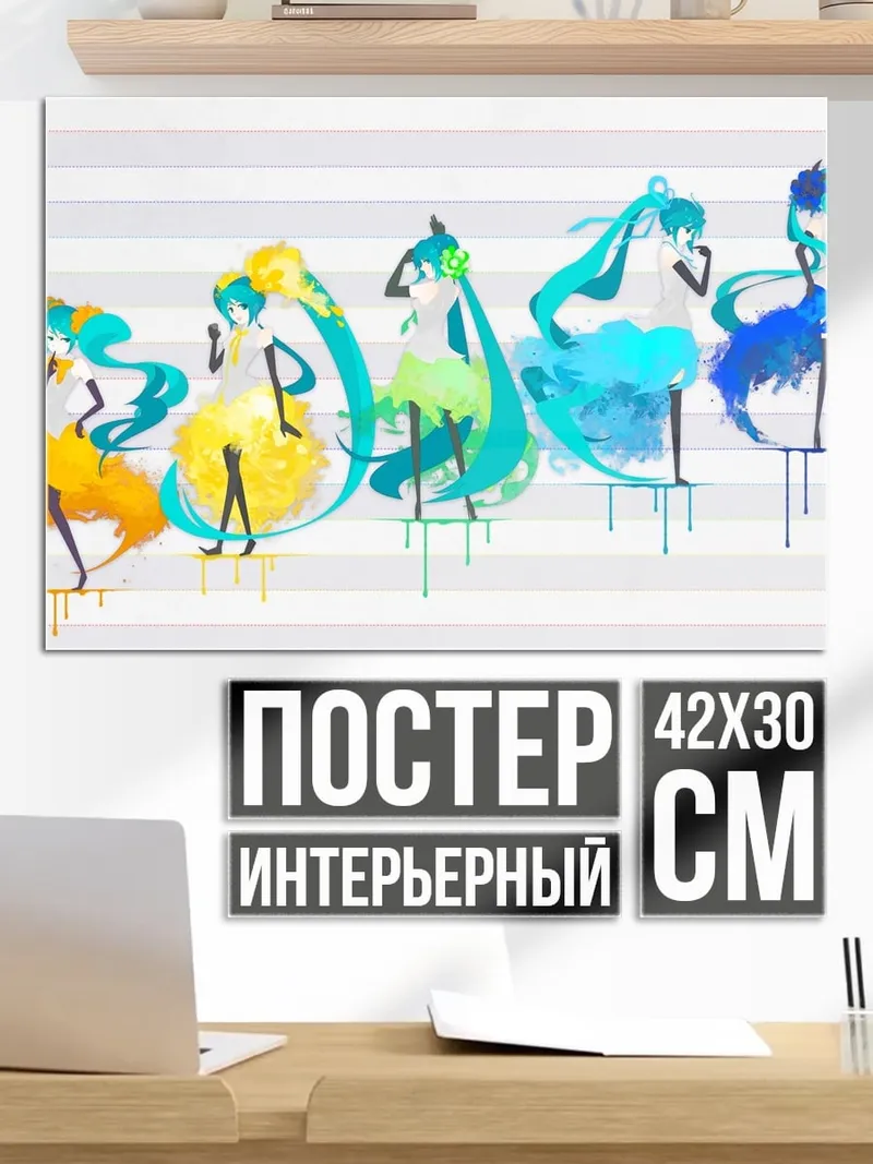 Постер Разные Мику