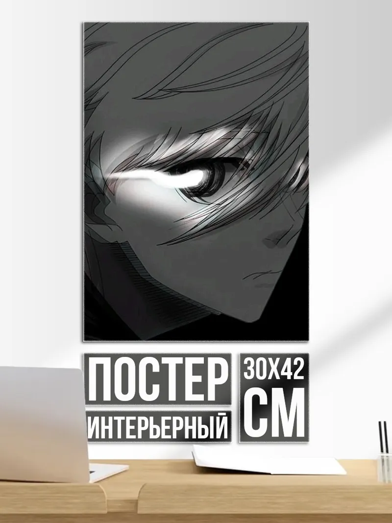 Постер Аниме парень в тени