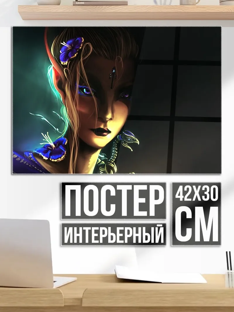 Постер Эльфийская колдунья