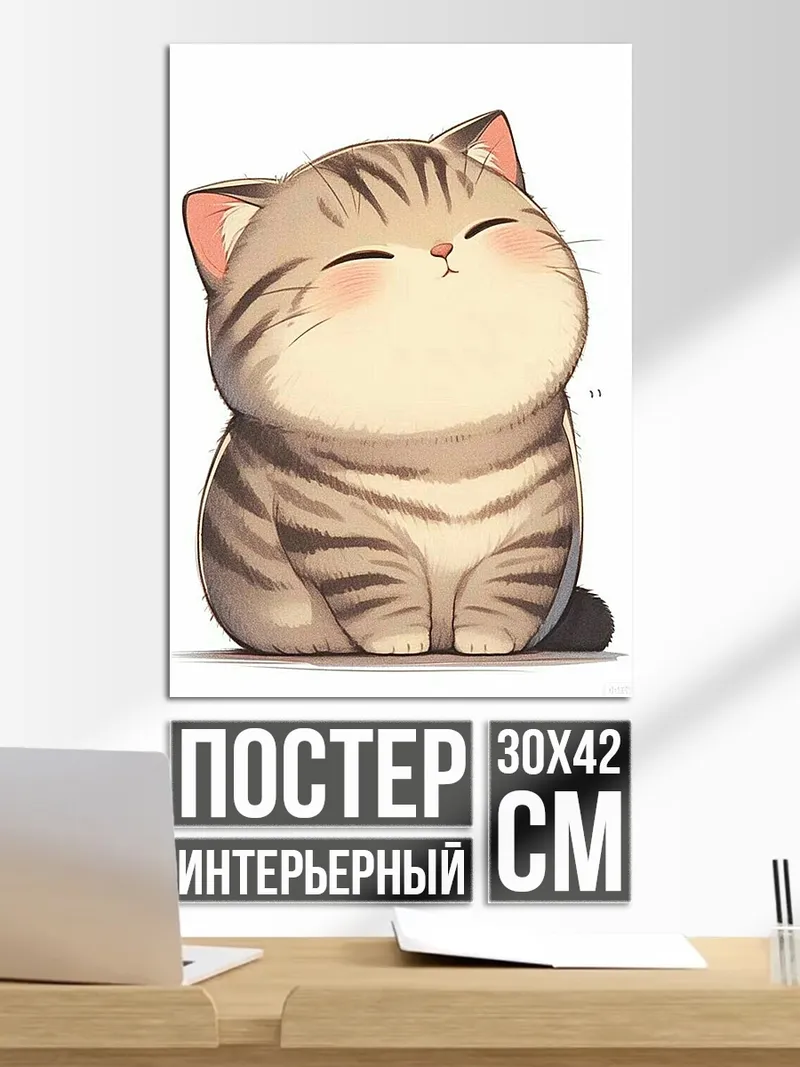 Постер Милый котенок